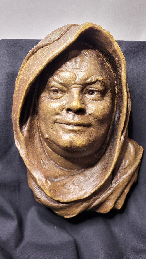 Sculpture en Grès par Paul Jeanneney & Ecole Carriès, 1900s