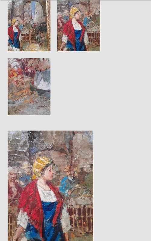 Pasini Lazzaro Öl auf Leinwand