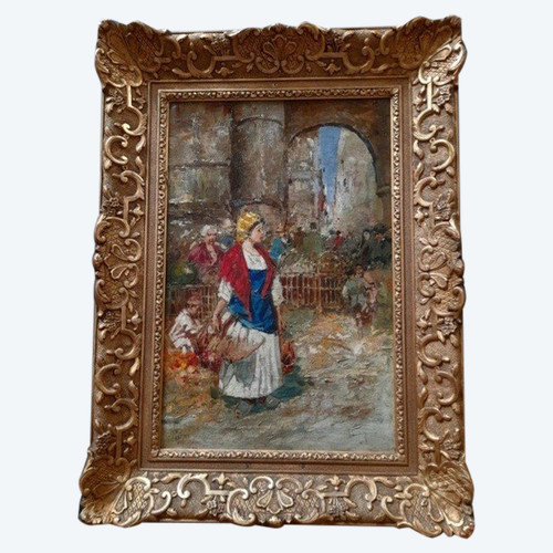 Pasini Lazzaro Öl auf Leinwand