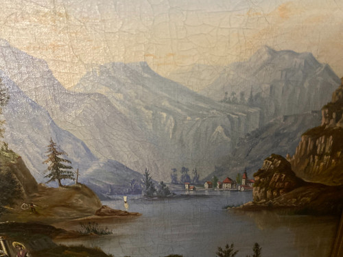 Paesaggio scolastico svizzero del XIX secolo