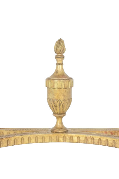 Consolle in legno dorato e marmo breccia di Aleppo. Circa 1780. LS55691657J