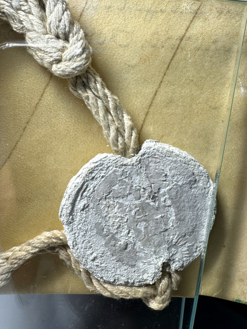Bolla di Pio IX (1792-1878) e suo sigillo 