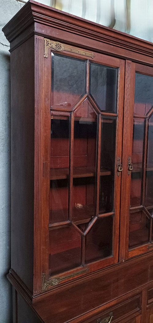 Libreria in acero e Co, mogano del XIX secolo