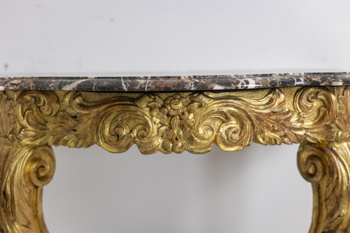 Console en bois doré et sculpté d’époque Louis XV. Circa 1880. LS5871738A