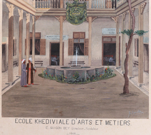 Nicola FORCELLA, Khedivial School of Arts and Crafts in Kairo