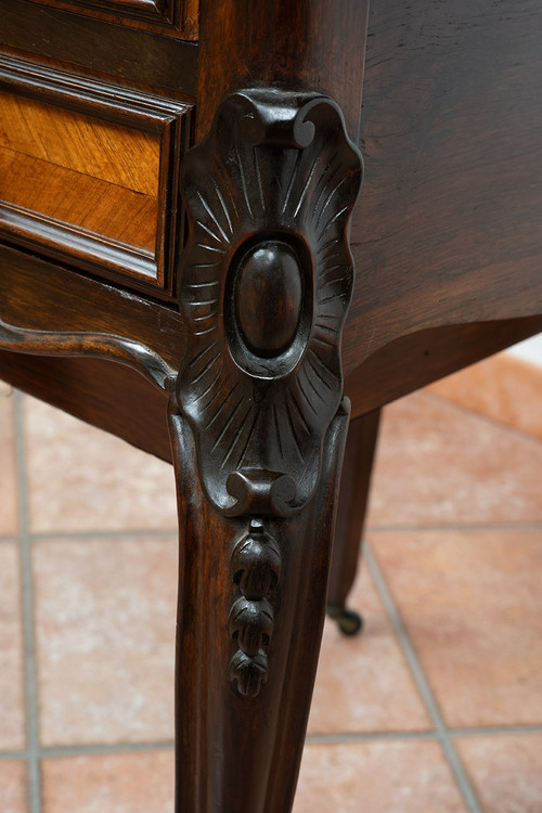 Table De Travail Ancienne Napoléon III, France, 19ème Siècle.