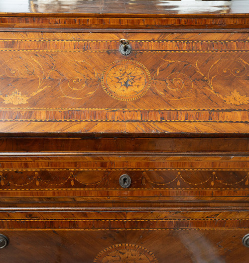Alter Louis XVI-Schreibtisch Lombardei (Italien) 18. Jahrhundert.
