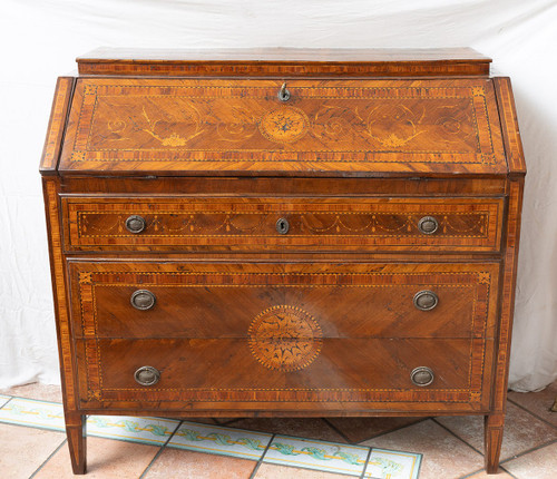 Alter Louis XVI-Schreibtisch Lombardei (Italien) 18. Jahrhundert.