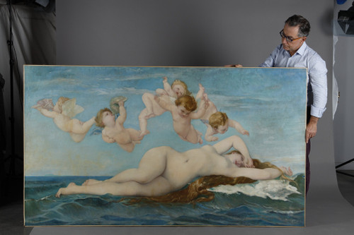 La naissance de Vénus de Ernest PRUNET, 1840-1901, d’après Alexandre Cabanel 