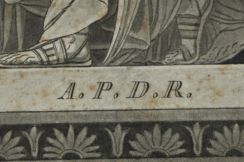SUITE OF 5 ENGRAVINGS OF ANTIQUE SCENES AFTER MOITTE BY JANINET