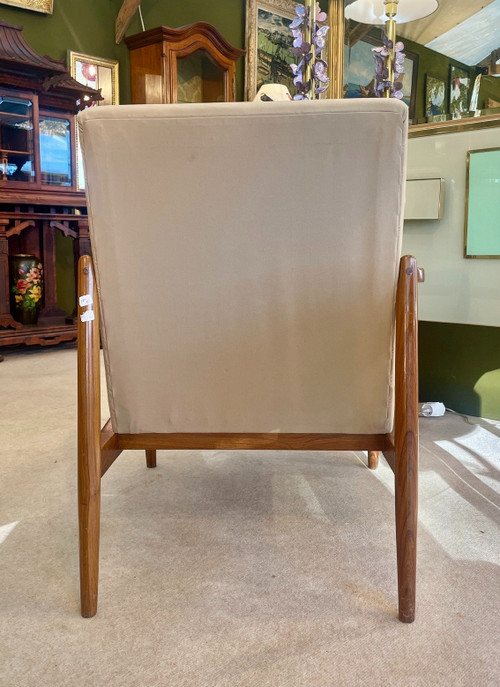 Poltrona dal design scandinavo, probabilmente Danimarca, XX secolo 