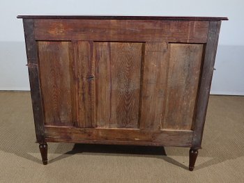  Rare Commode en Amarante massif, époque Louis XVI – XVIIIe 