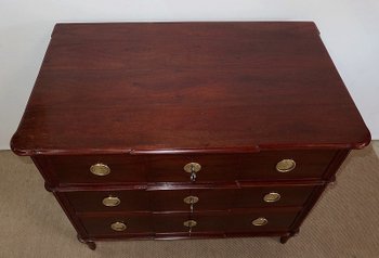  Rare Commode en Amarante massif, époque Louis XVI – XVIIIe 