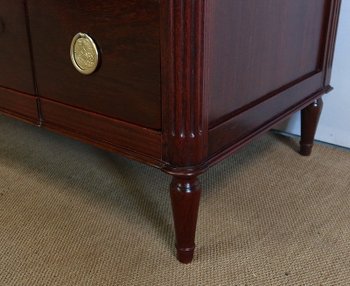  Rare Commode en Amarante massif, époque Louis XVI – XVIIIe 