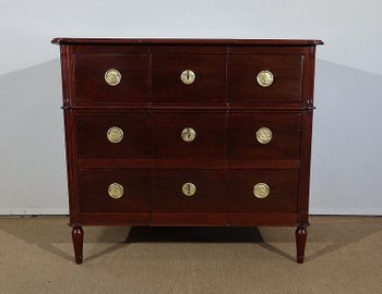  Rare Commode en Amarante massif, époque Louis XVI – XVIIIe 