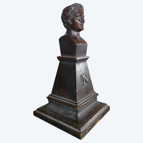 Petit Bronze Napoleon En Buste
