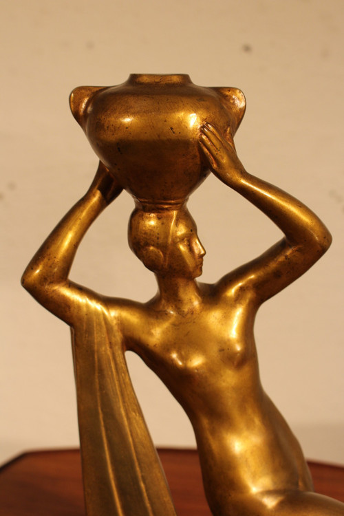 Scultura Art Déco di Raoul Lamourdedieu