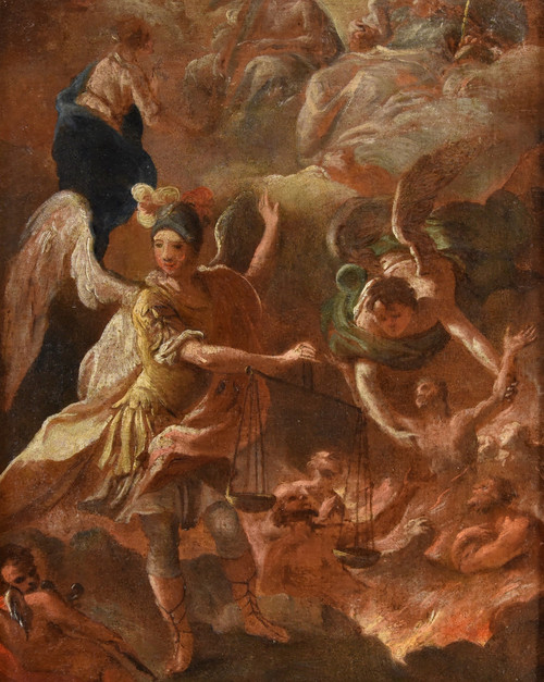 Psicostasia dell'Arcangelo Michele, Luca Giordano (Napoli, 1634 – 1705)