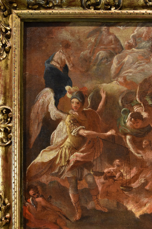 Psicostasia dell'Arcangelo Michele, Luca Giordano (Napoli, 1634 – 1705)