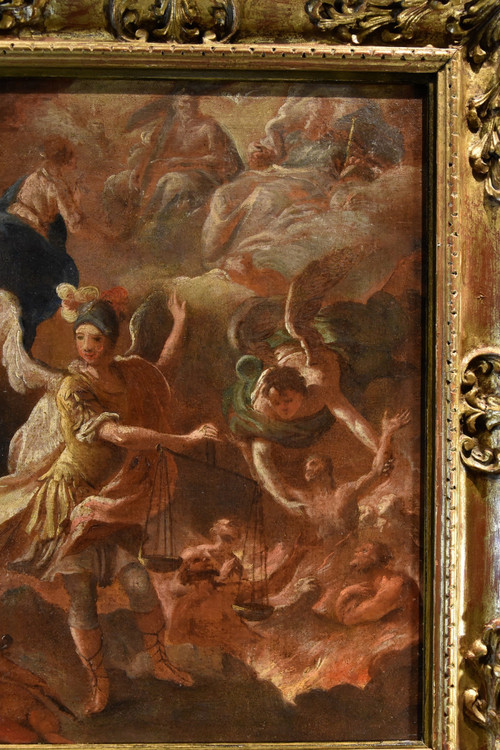 Psicostasia dell'Arcangelo Michele, Luca Giordano (Napoli, 1634 – 1705)