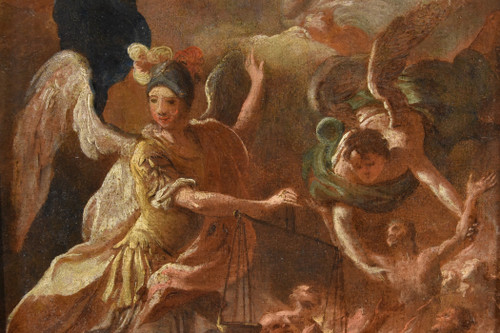 Psicostasia dell'Arcangelo Michele, Luca Giordano (Napoli, 1634 – 1705)