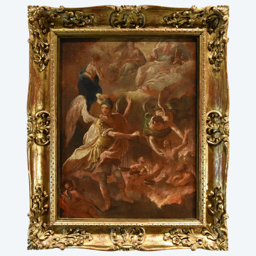 Psicostasia dell'Arcangelo Michele, Luca Giordano (Napoli, 1634 – 1705)