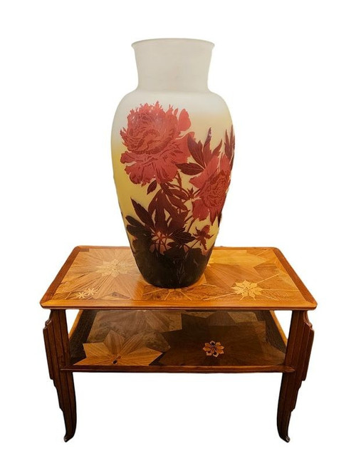 Emile Gallé Eccezionale vaso “Peonie”.