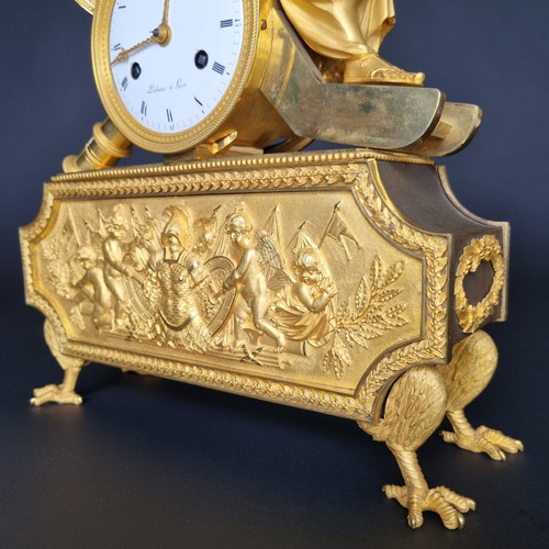 J.S Deverberie, “Peace” clock, Directory-Consulate period.