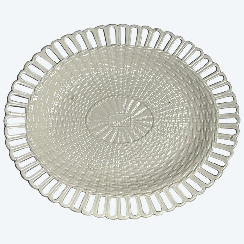 Wedgwood Creamware Korbgeflecht-Tablett 