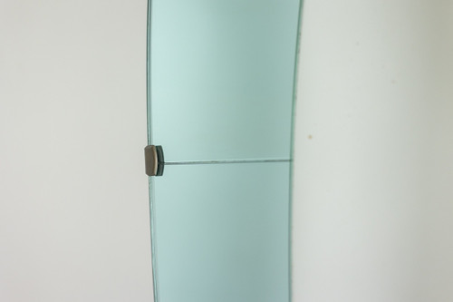 Miroir-console en verre bicolore et laiton doré. Circa 1950. LS60431154J