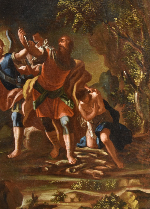  Agar e l'Angelo/ Il sacrificio di Isacco, Maestro napoletano del XVIII secolo