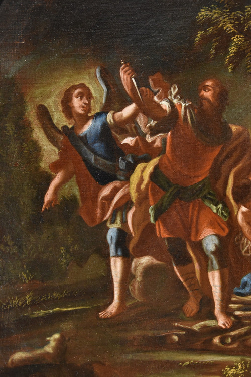  Agar e l'Angelo/ Il sacrificio di Isacco, Maestro napoletano del XVIII secolo