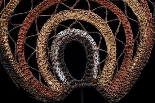 Tanzkopfschmuck, Stammeskunst, ozeanische Kunst, Papua-Neuguinea, traditionelles Ornament, Ozeanien