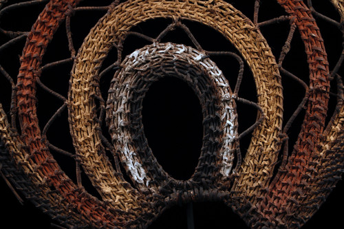 Tanzkopfschmuck, Stammeskunst, ozeanische Kunst, Papua-Neuguinea, traditionelles Ornament, Ozeanien