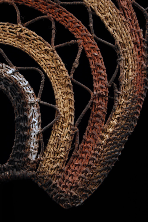 Tanzkopfschmuck, Stammeskunst, ozeanische Kunst, Papua-Neuguinea, traditionelles Ornament, Ozeanien