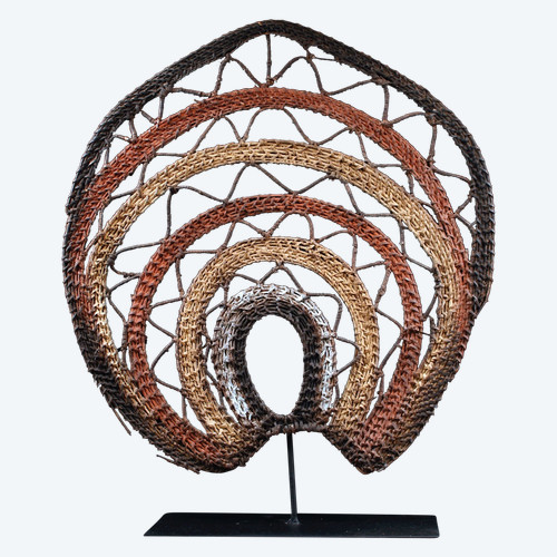 Tanzkopfschmuck, Stammeskunst, ozeanische Kunst, Papua-Neuguinea, traditionelles Ornament, Ozeanien