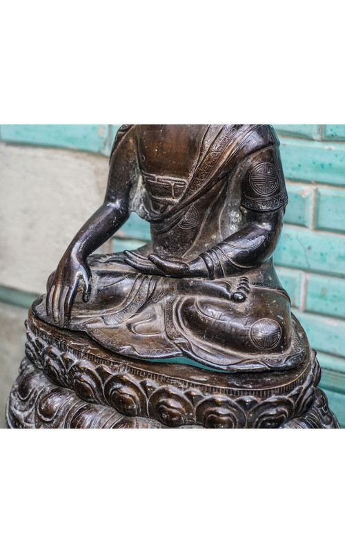 Buddha, Tibet Bronzo Inizio XX secolo 