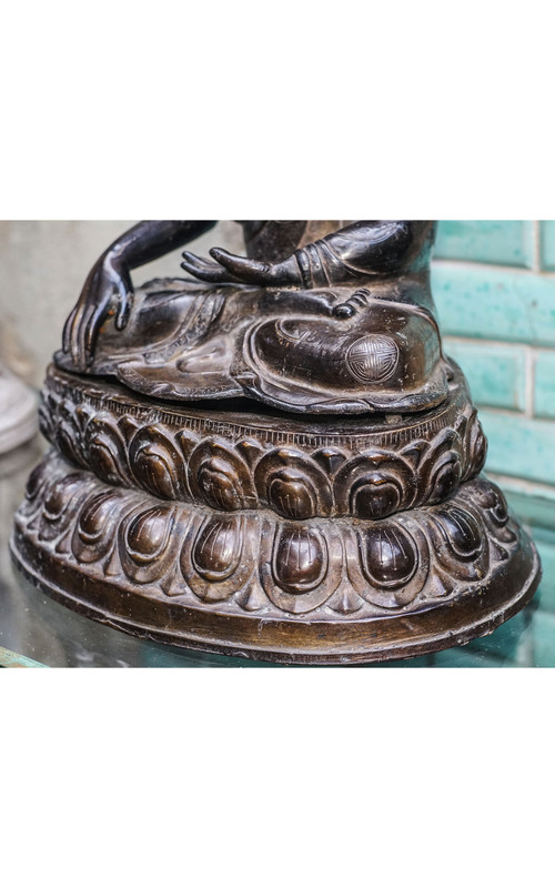 Buddha, Tibet Bronzo Inizio XX secolo 