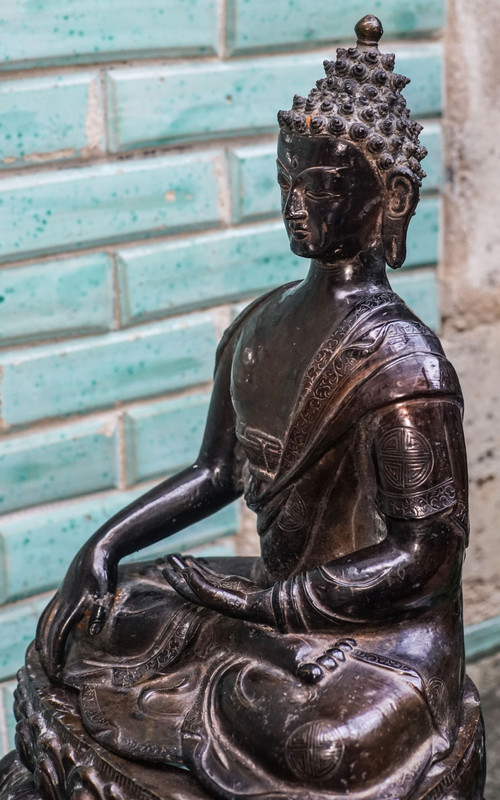 Buddha, Tibet Bronzo Inizio XX secolo 