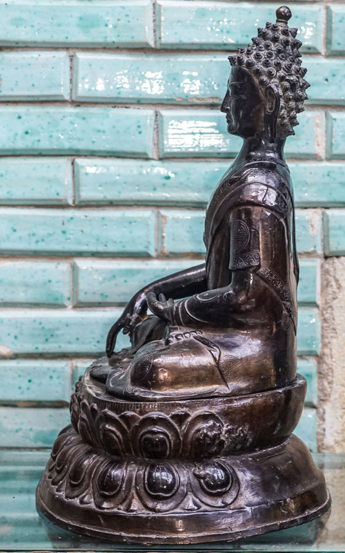 Buddha, Tibet Bronzo Inizio XX secolo 