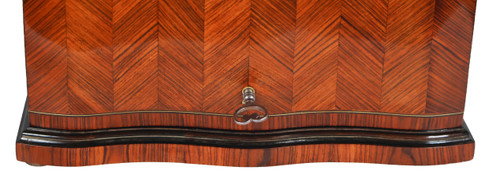Marquetry cigar cellar from the Napoleon III period
