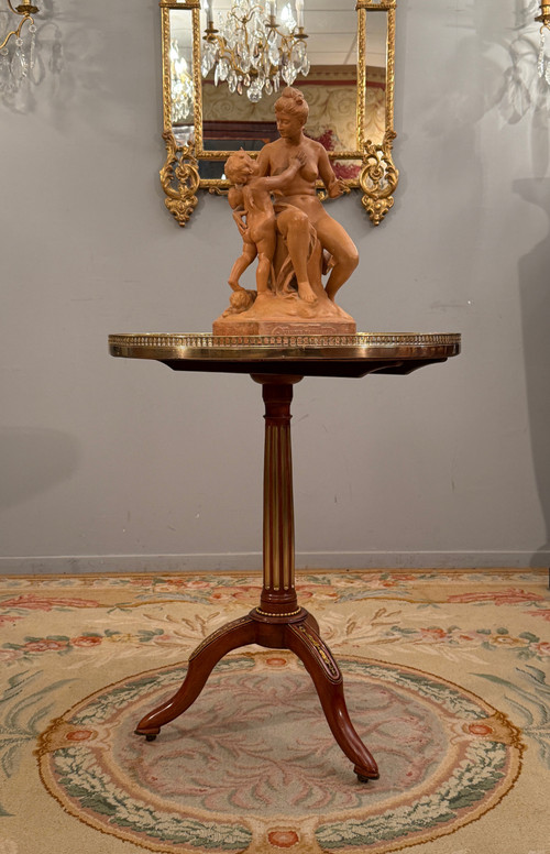 Gueridon Basculant En Acajou d'Epoque Louis XVI, Vers 1780