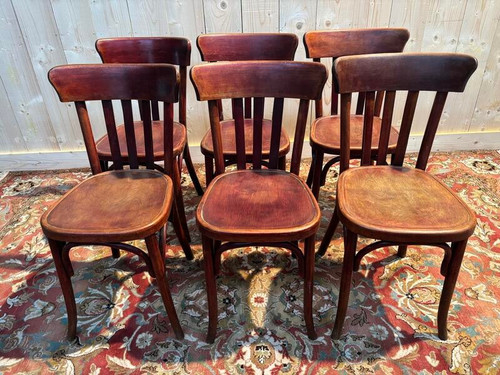 Set of 6 Fischel bistro chairs