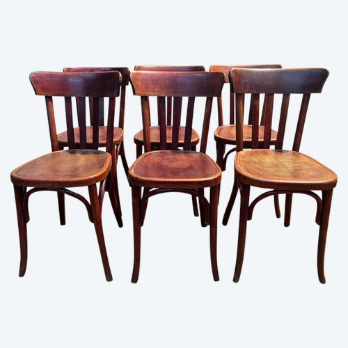 Set of 6 Fischel bistro chairs
