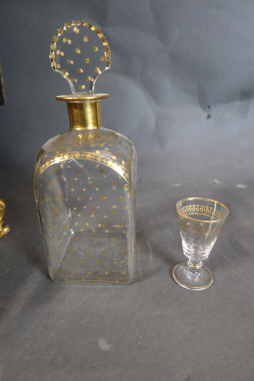Cave à liqueurs style Boulle signée Tahan à Paris