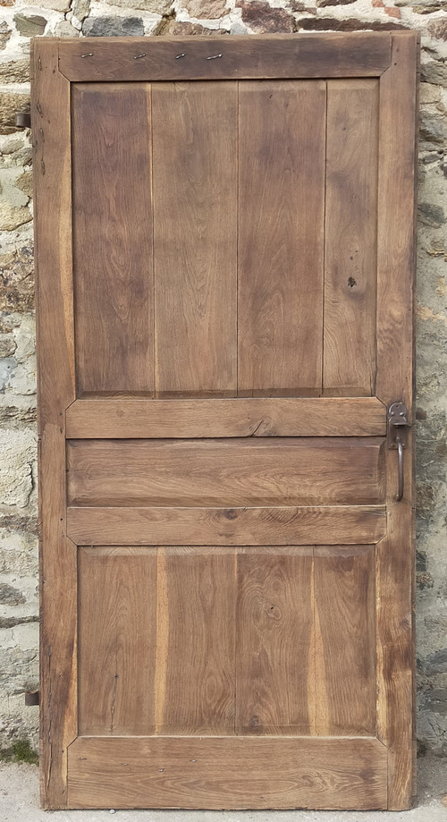 Porte Ancienne De Communication XVIIIème En Chêne XVIIIème