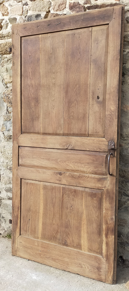 Porte Ancienne De Communication XVIIIème En Chêne XVIIIème