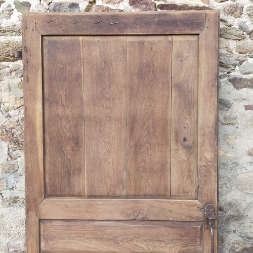 Porte Ancienne De Communication XVIIIème En Chêne XVIIIème
