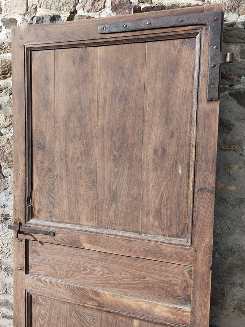 Porte Ancienne De Communication XVIIIème En Chêne XVIIIème