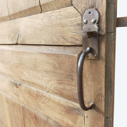 Porte Ancienne De Communication XVIIIème En Chêne XVIIIème